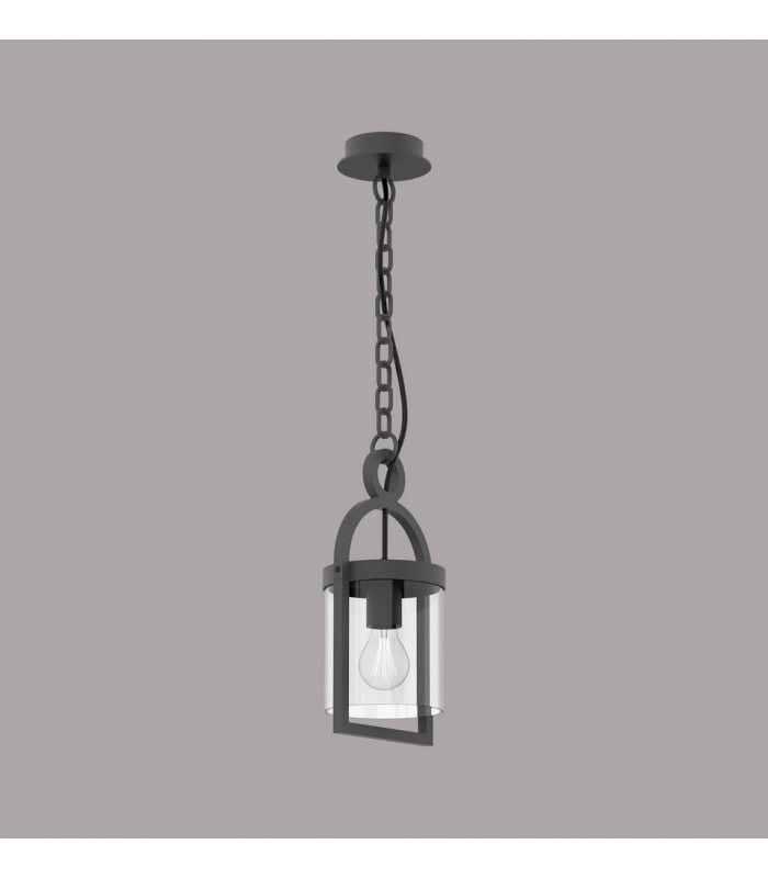 Ceiling Pendant, 1 x E27, IP54, Anthracite