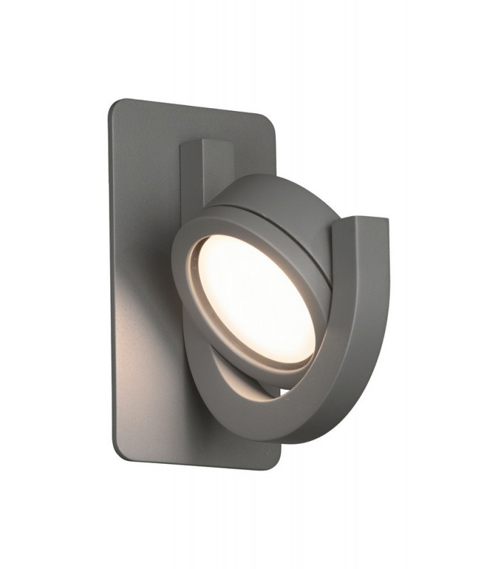Wall Lamp, 1 x GX53, IP54, Anthracite