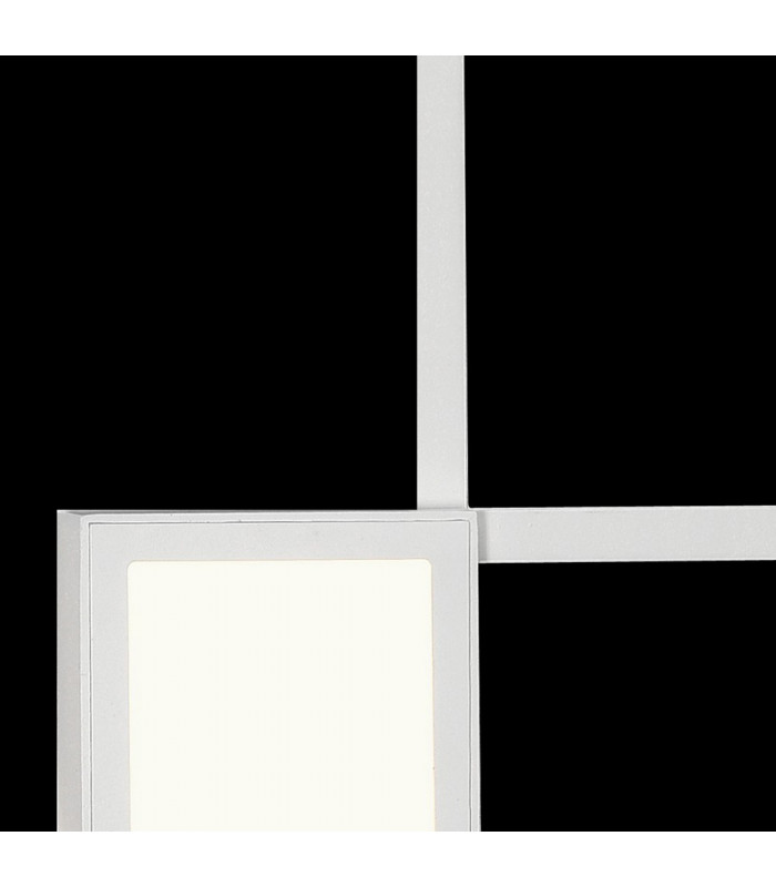 Flush Wall Lamp, 48W LED, 3000K, 3600lm, White