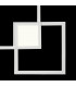 Flush Wall Lamp, 48W LED, 3000K, 3600lm, White