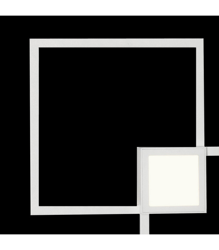 Flush Wall Lamp, 48W LED, 3000K, 3600lm, White