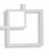 Flush Wall Lamp, Dimmable, 48W LED, 3000K, 3600lm, White