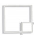 Flush Wall Lamp, Dimmable, 48W LED, 3000K, 3600lm, White