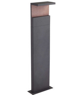 Floor Lamp Large, 13W LED, 3000K, 850lm, IP54, Anthracite, Walnut