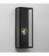 1 Light Outdoor Wall Lantern Textured Black IP44, E27