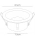 GU10 Downlight Round, 1 x GU10 (Max 12W), IP54, Matt White