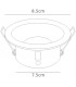 GU10 Downlight Round, 1 x GU10 (Max 12W), IP54, Matt Black