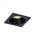 GU10 Downlight Square, 1 x GU10 (Max 12W), IP54, Matt Black