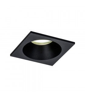 GU10 Downlight Square, 1 x GU10 (Max 12W), IP54, Matt Black