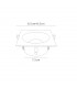 GU10 Downlight Square, 1 x GU10 (Max 12W), IP54, Matt Black