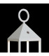 Portable Lantern Large, 2.2W LED, 3000K, 188lm, IP54, White