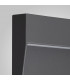 Flush Wall Lamp Small Square, 3W LED, 3000K, 150lm, IP54, Anthracite