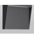 Flush Wall Lamp Small Square, 3W LED, 3000K, 150lm, IP54, Anthracite