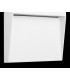 Flush Wall Lamp Small Square, 3W LED, 3000K, 150lm, IP54, Sand White