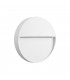 Flush Wall Lamp Small Round, 3W LED, 3000K, 155lm, IP54, Sand White