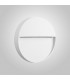 Flush Wall Lamp Small Round, 3W LED, 3000K, 155lm, IP54, Sand White