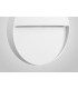 Flush Wall Lamp Small Round, 3W LED, 3000K, 155lm, IP54, Sand White