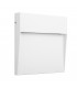 Flush Wall Lamp Large Square, 6W LED, 3000K, 266lm, IP54, Sand White