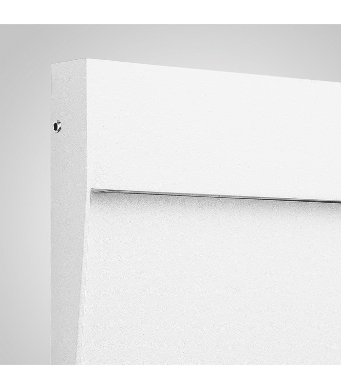 Flush Wall Lamp Large Square, 6W LED, 3000K, 266lm, IP54, Sand White