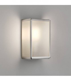 1 Light Outdoor Sensor Wall Lantern Polished Nickel IP44, E27