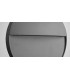 Flush Wall Lamp Large Round, 6W LED, 3000K, 275lm, IP54, Anthracite