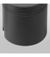 Recessed Wall Lamp Round Angle, 3W LED, 3000K, 210lm, IP65, Anthracite, Driver Included