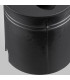 Recessed Wall Lamp Round Angle, 3W LED, 3000K, 210lm, IP65, Sand Black, Driver Included
