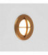 LED 1 Light Outdoor Coastal Wall Light Antique Brass IP65