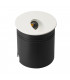 Recessed Wall Lamp Round Angle, 3W LED, 3000K, 210lm, IP65, Sand White, Driver Included