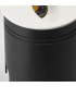 Recessed Wall Lamp Round Angle, 3W LED, 3000K, 210lm, IP65, Sand White, Driver Included