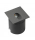 Recessed Wall Lamp Square Angled, 3W LED, 3000K, 210lm, IP65, Anthracite, Driver Included