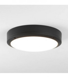 LED 1 Light Outdoor Wall Light Textured Black IP54