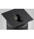 Recessed Wall Lamp Square Angled, 3W LED, 3000K, 210lm, IP65, Sand Black, Driver Included