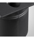Recessed Wall Lamp Square Angled, 3W LED, 3000K, 210lm, IP65, Sand Black, Driver Included
