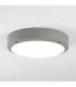 LED 1 Light Outdoor Wall Light Textured Painted Silver IP54