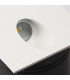 Recessed Wall Lamp Square Angled, 3W LED, 3000K, 210lm, IP65, Sand White, Driver Included