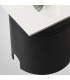 Recessed Wall Lamp Square Angled, 3W LED, 3000K, 210lm, IP65, Sand White, Driver Included