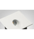 Recessed Wall Lamp Square Angled, 3W LED, 3000K, 210lm, IP65, Sand White, Driver Included