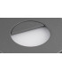 Recessed Wall Lamp Round Eyelid, 3W LED, 3000K, 210lm, IP65, Anthracite, Driver Included
