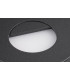 Recessed Wall Lamp Round Eyelid, 3W LED, 3000K, 210lm, IP65, Sand Black, Driver Included