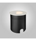 Recessed Wall Lamp Round Eyelid, 3W LED, 3000K, 210lm, IP65, Sand White, Driver Included