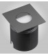 Recessed Wall Lamp Square Eyelid, 3W LED, 3000K, 210lm, IP65, Anthracite, Driver Included