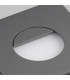 Recessed Wall Lamp Square Eyelid, 3W LED, 3000K, 210lm, IP65, Anthracite, Driver Included