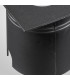 Recessed Wall Lamp Square Eyelid, 3W LED, 3000K, 210lm, IP65, Sand Black, Driver Included