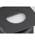 Recessed Wall Lamp Square Eyelid, 3W LED, 3000K, 210lm, IP65, Sand Black, Driver Included