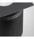 Recessed Wall Lamp Square Eyelid, 3W LED, 3000K, 210lm, IP65, Sand Black, Driver Included