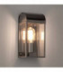 1 Light Outdoor Wall Lantern Polished Nickel IP44, E27