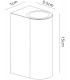 Round Wall Lamp, 2 x GU10, IP54, Sand Black