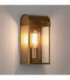 1 Light Outdoor Wall Lantern Antique Brass IP44, E27