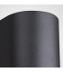 Round Wall Down Lamp, 1 x GU10, IP54, Sand Black